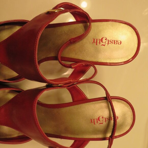 east5th 8 1/2 Medium 2 1/2 to 3 in heel Sling Back High Heel Dressy Shoe - Picture 5 of 16